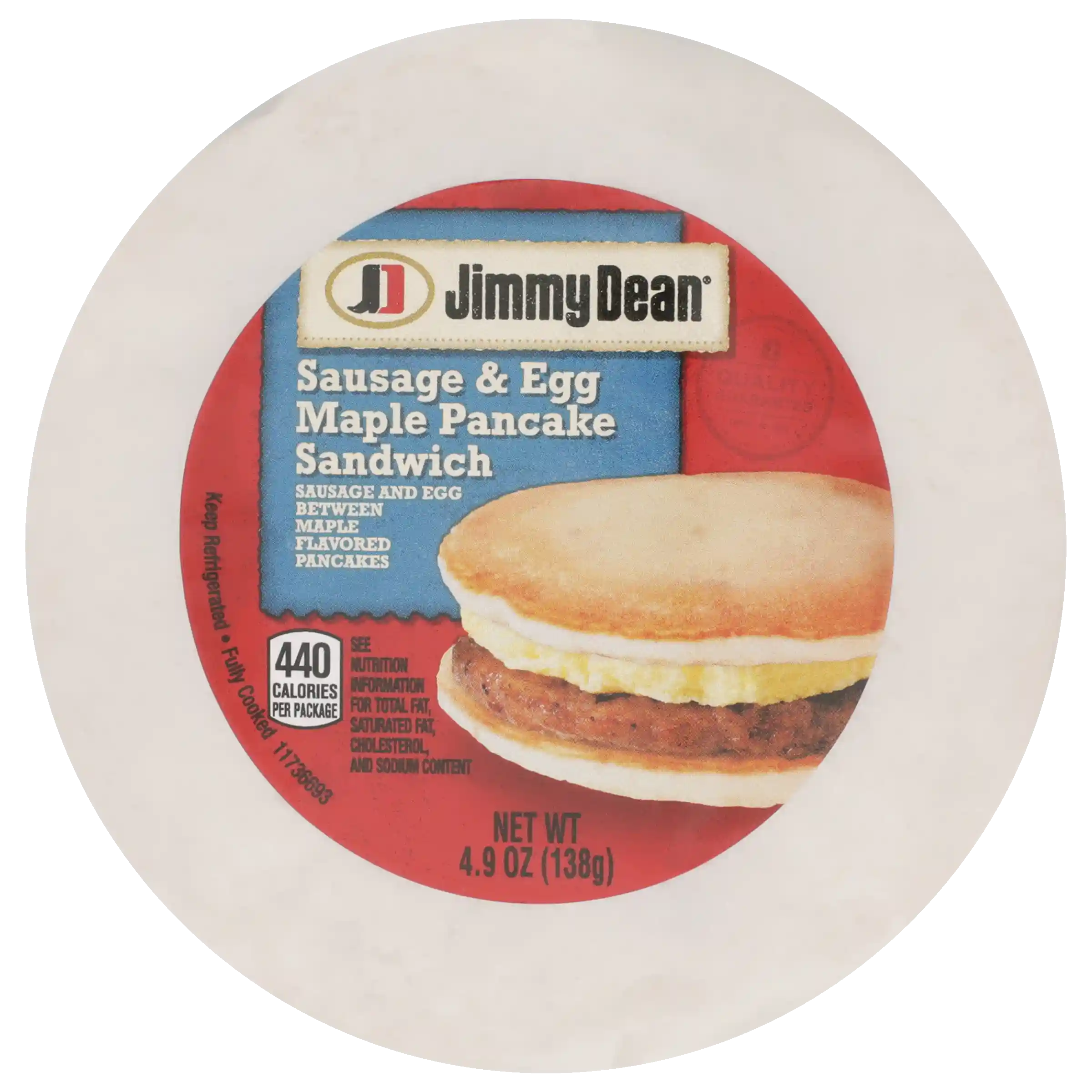 Free Pancake Sandwich with Maple Sausage & Egg from Aisle