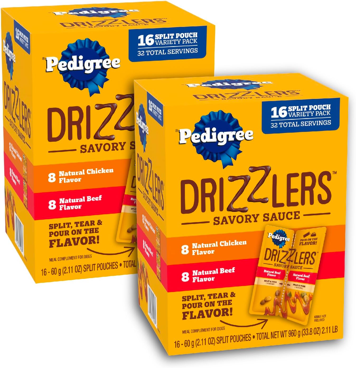 Free Pedigree Drizzlers Twin Pouch Packs from Fetch Rewards