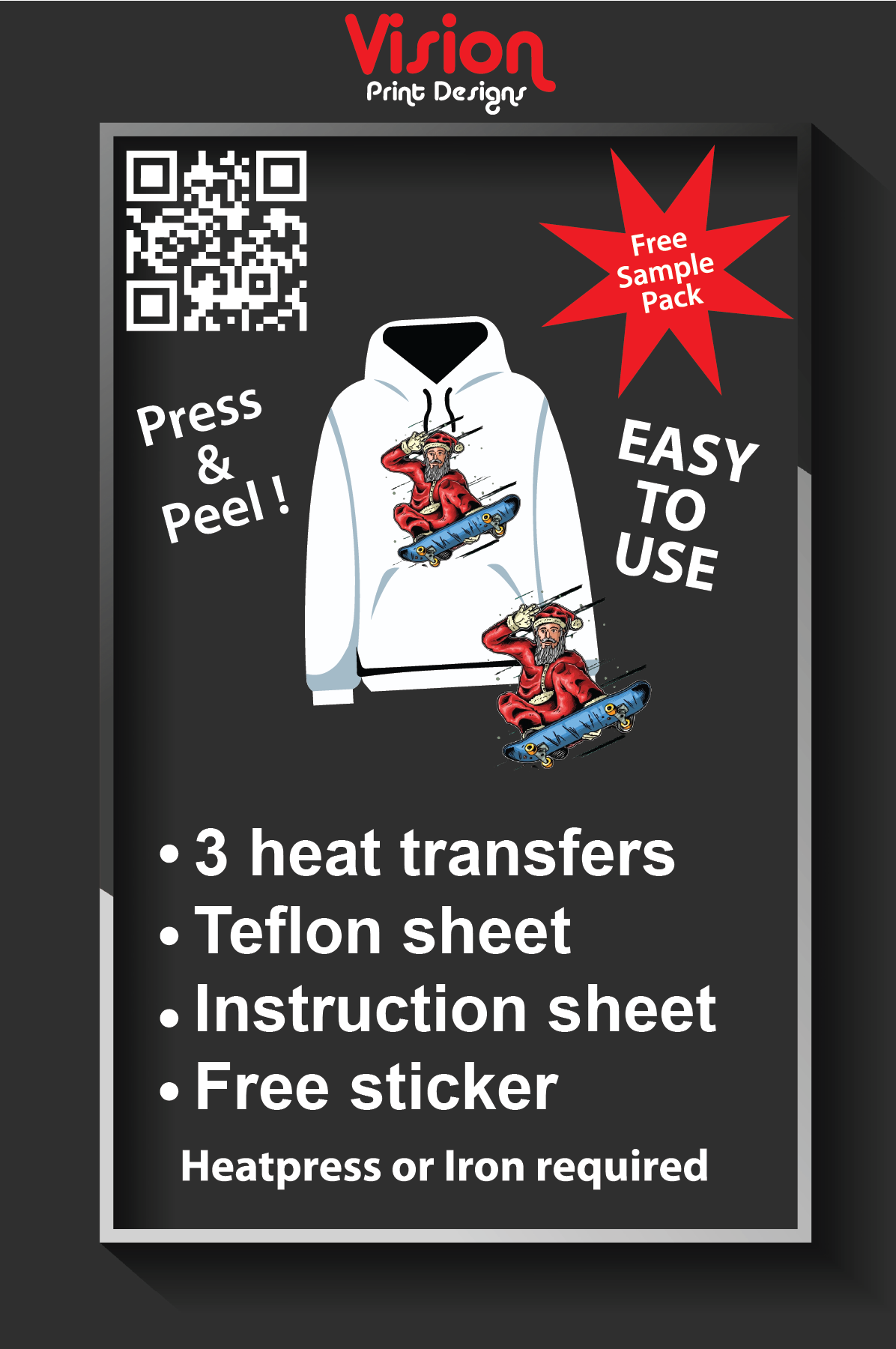 Free PrintBunny Heat Transfer Sample Pack