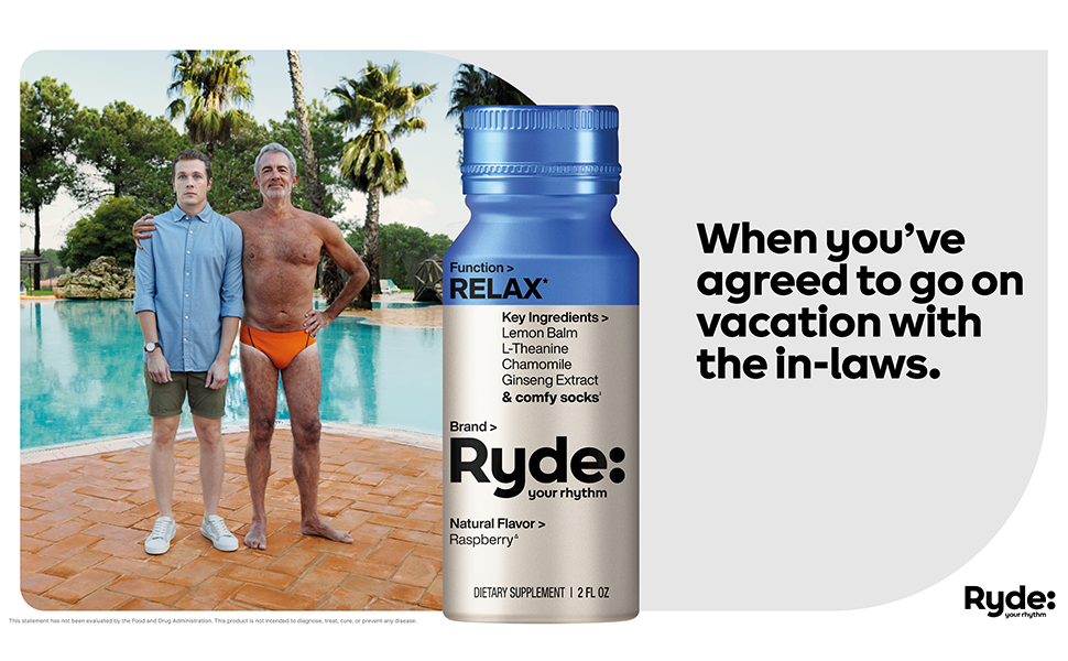 Free RYDEs Energy/Focus/Relax Shots from Social Nature