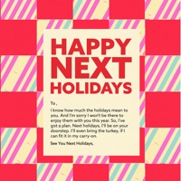 Receive Free Happy Next Holidays Postcard From Hotwire