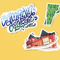Receive Free Stickers From Champlain College