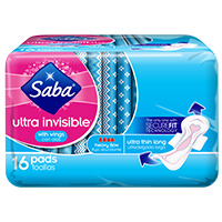 Receive Saba Ultra Invisible Ultra Thin Long With Wings For Free