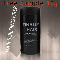 Receive Your FREE Hair Building Fibers by Finally Hair