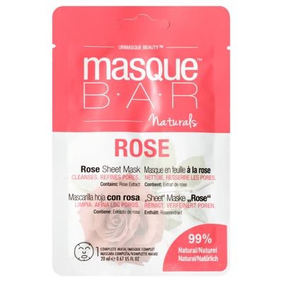Request A Free Sample Of Masque Bar Naturals Rose Sheet Mask