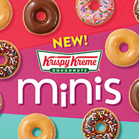 Request A Free Sample Of Mini Krispy Kreme Donuts