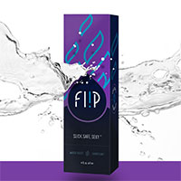 Request Your FREE personal lubricant sample by FLIP