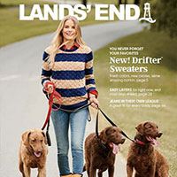 Request a print catalog by Land's End