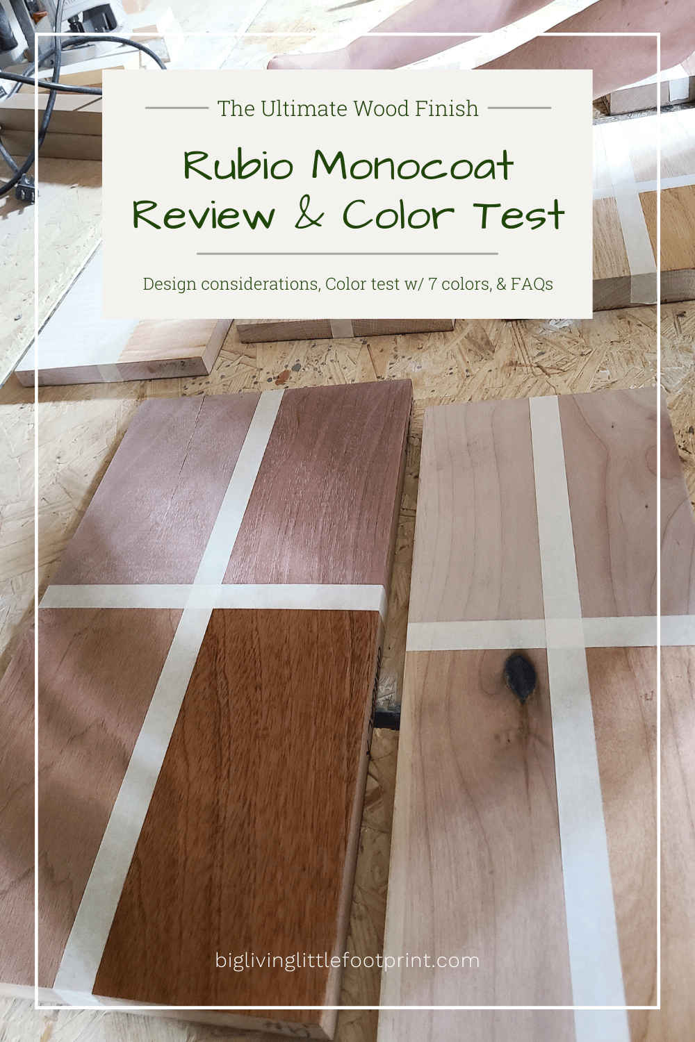 Free Rubio Monocoat DuroGrit Wood Stain