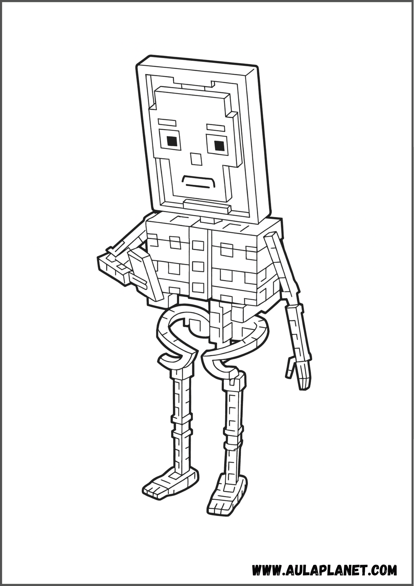 Free Steal a Brainrot Coloring Pages