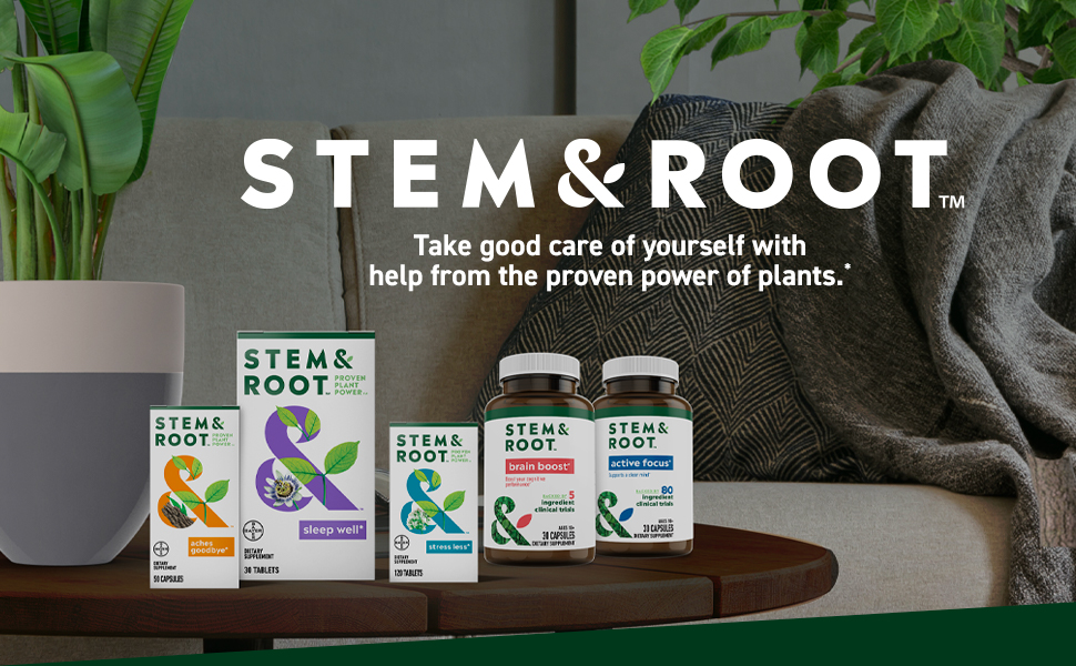 Free Stem & Roots Melatonin-Free Sleep Support Supplement