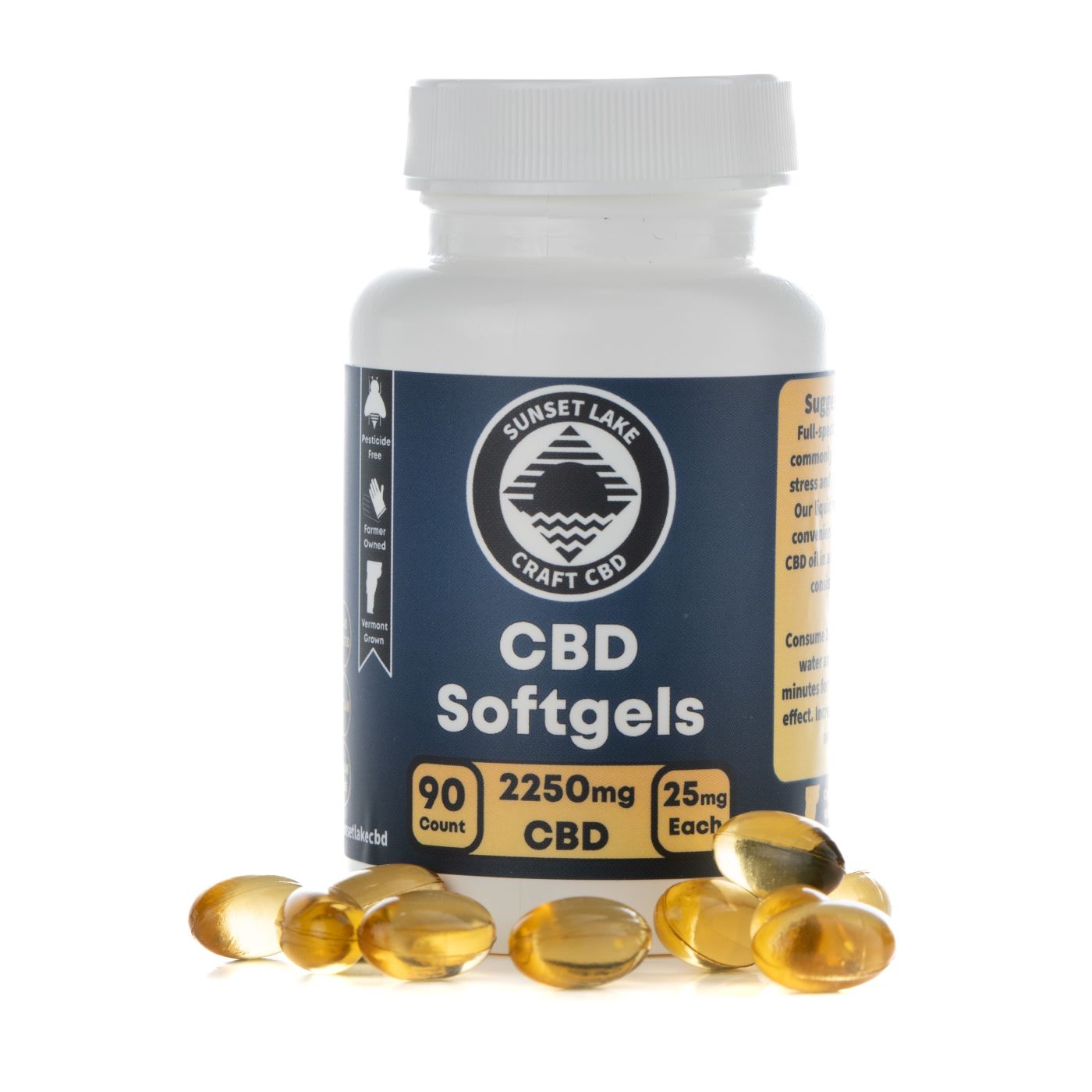 Free Sunset Lake CBD Softgels