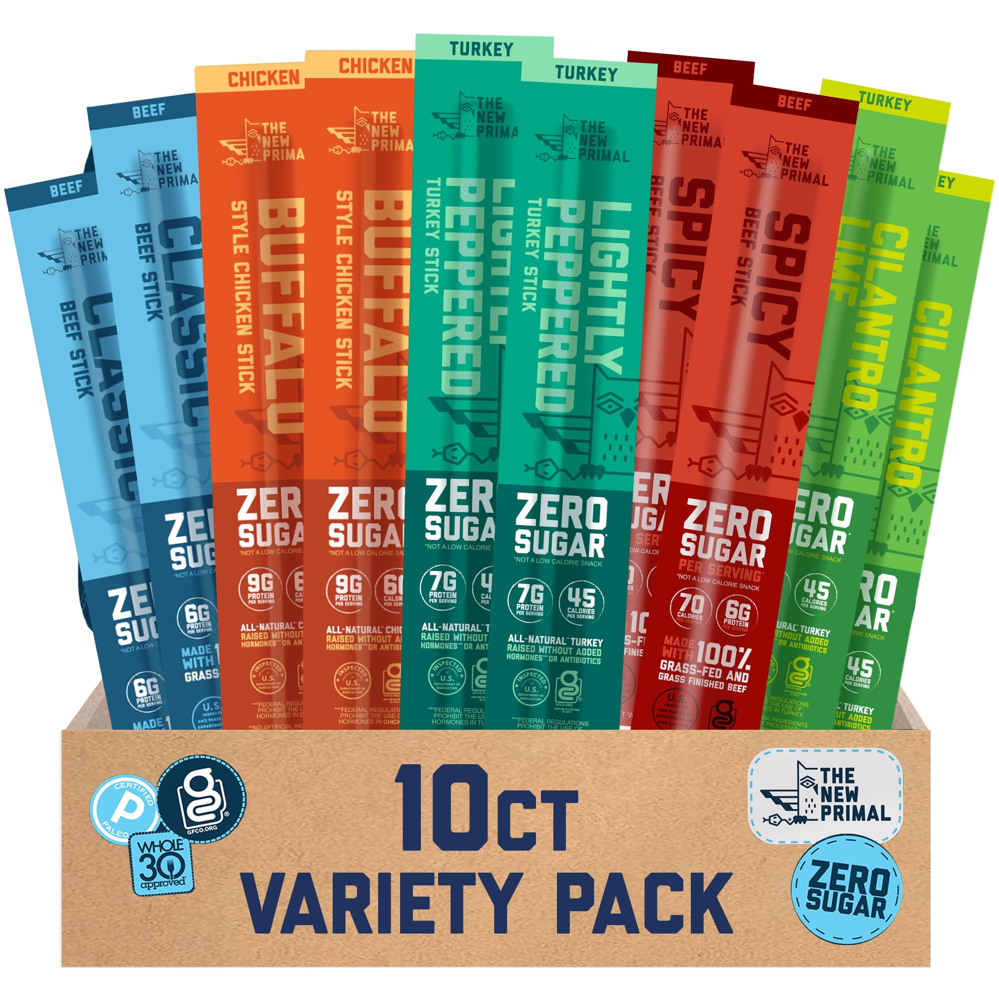 Free The New Primal Low Sugar Meat Sticks