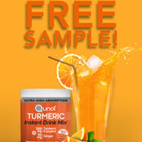 Try a Free Single-Serving Sample of Qunol Turmeric Instant Drink Mix