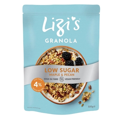 Win A Pack Of Lizi's Low Sugar Maple & Pecan Granola