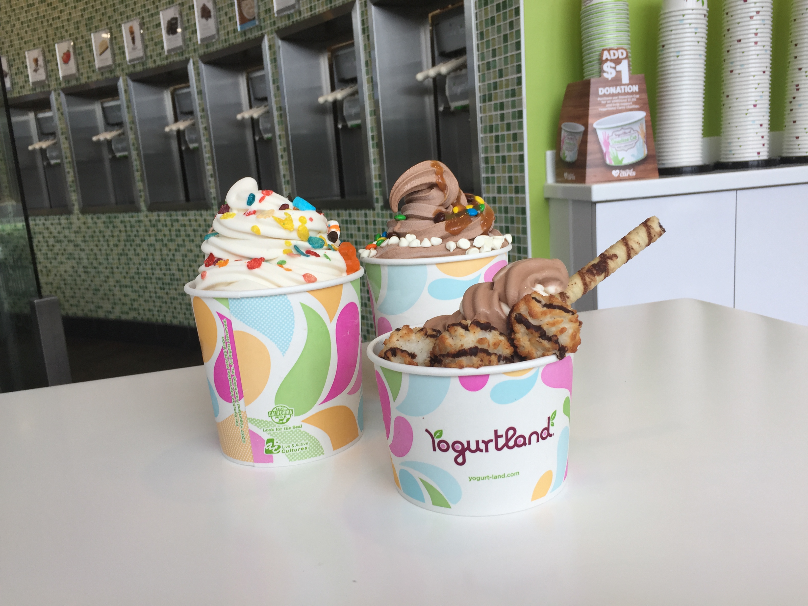 Free Yogurtland Yogurt or Ice Cream
