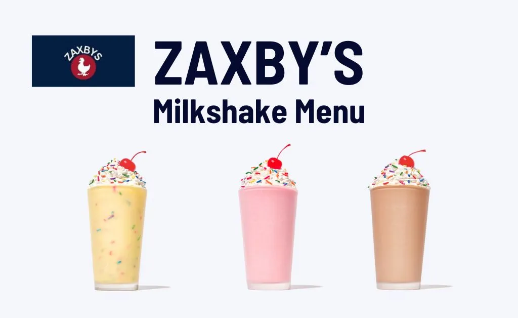 Free Zaxbys Handcrafted Milkshakes