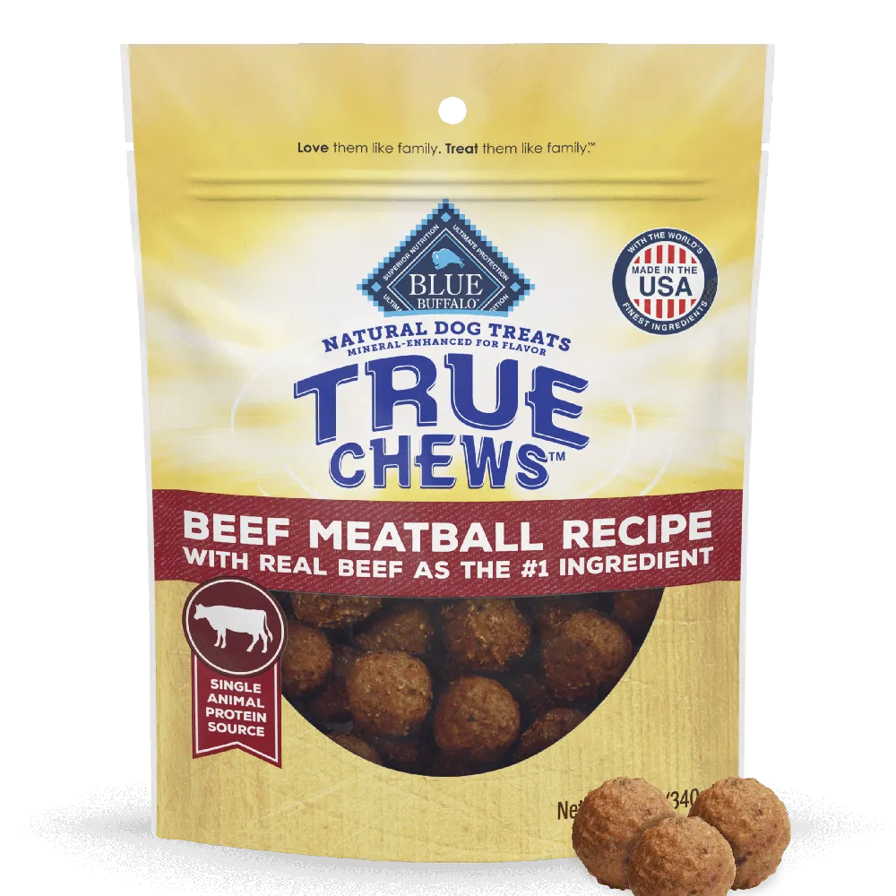 Free Blue Buffalo NEW True Chews Beef Meatballs