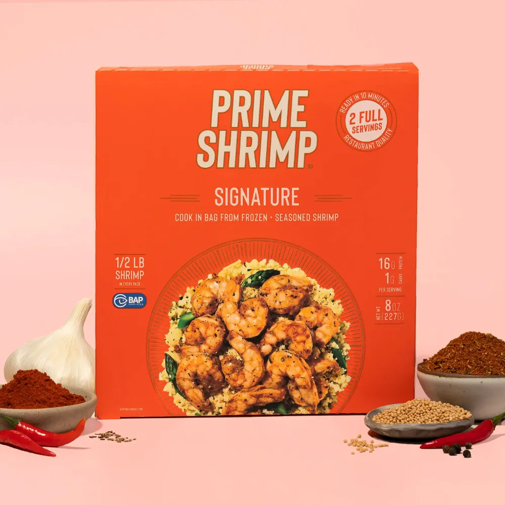 Free box of Prime Shrimp