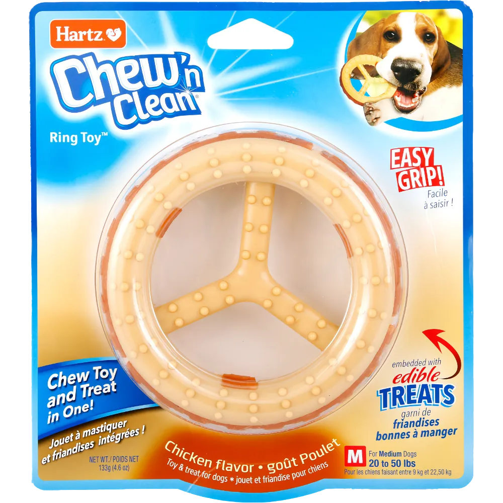 Free Chew 'n Clean Ring Dog Toy