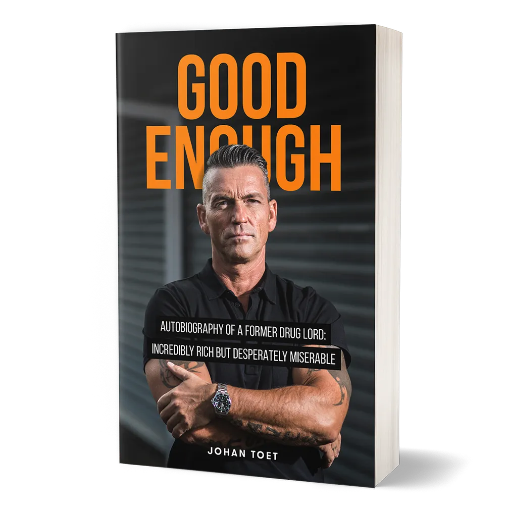 Free copy of Johan Toet's autobiography "Good Enough" book