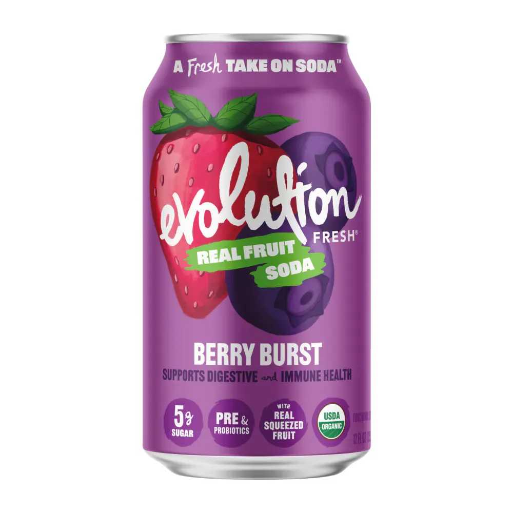 Free Evolution Fresh Real Fruit Soda