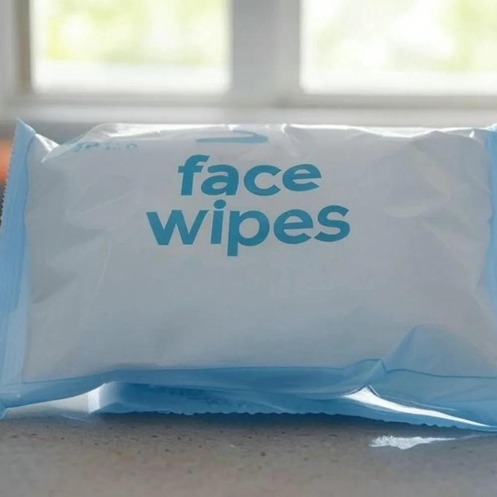 Free face wipes