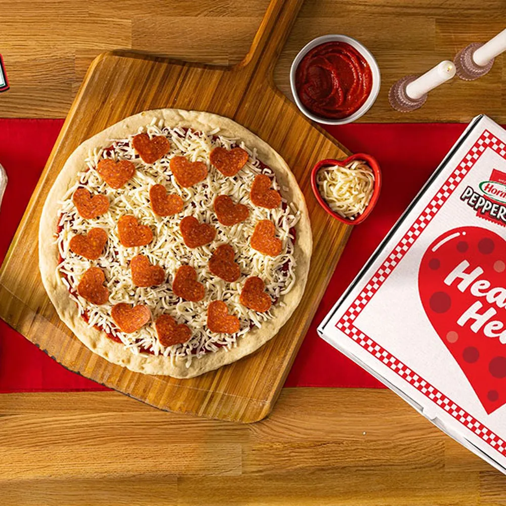 Free Hormel Heart Valentine's Day pizza giveaway