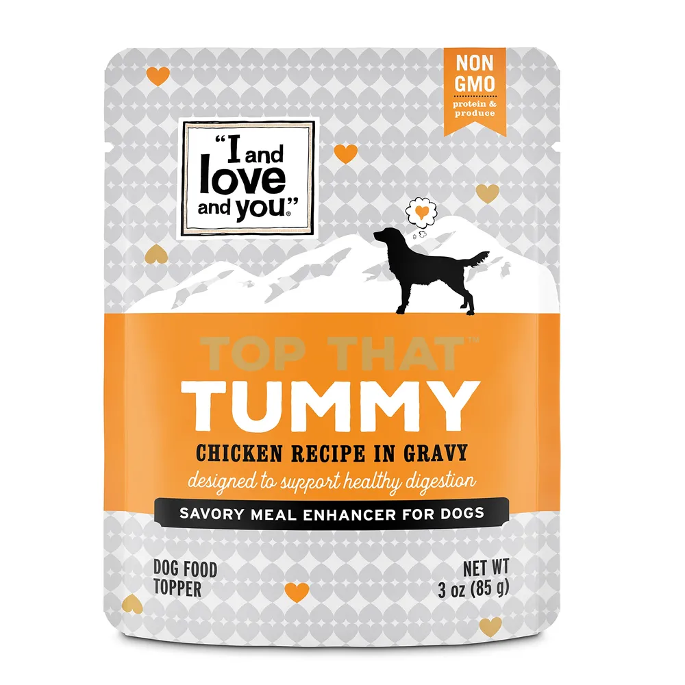 Free I and love and you Pets Dog Food Topper