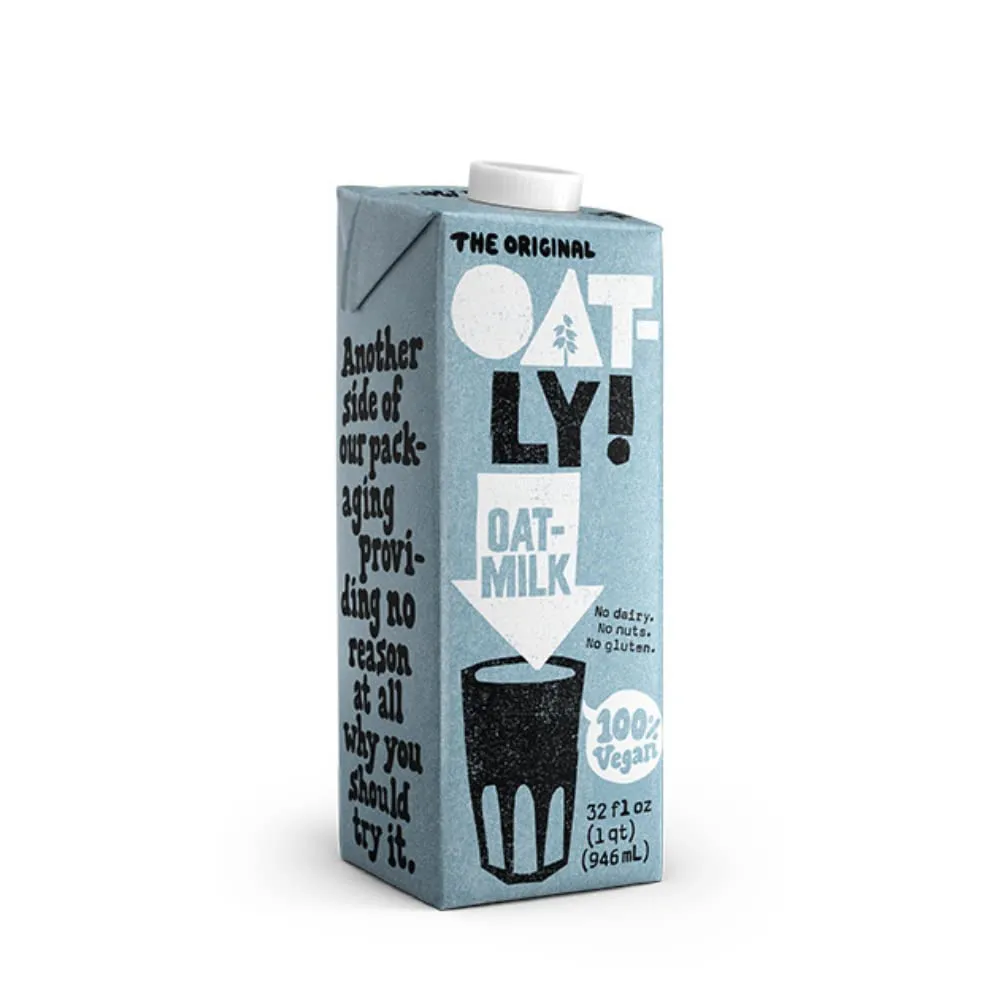 Free Oatly dairy-free plant-based milk