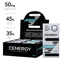Get your free sample of Zenergy Chews Caffeine Gum Sample