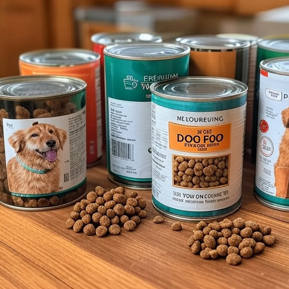 Free two cans of premium wet dog food